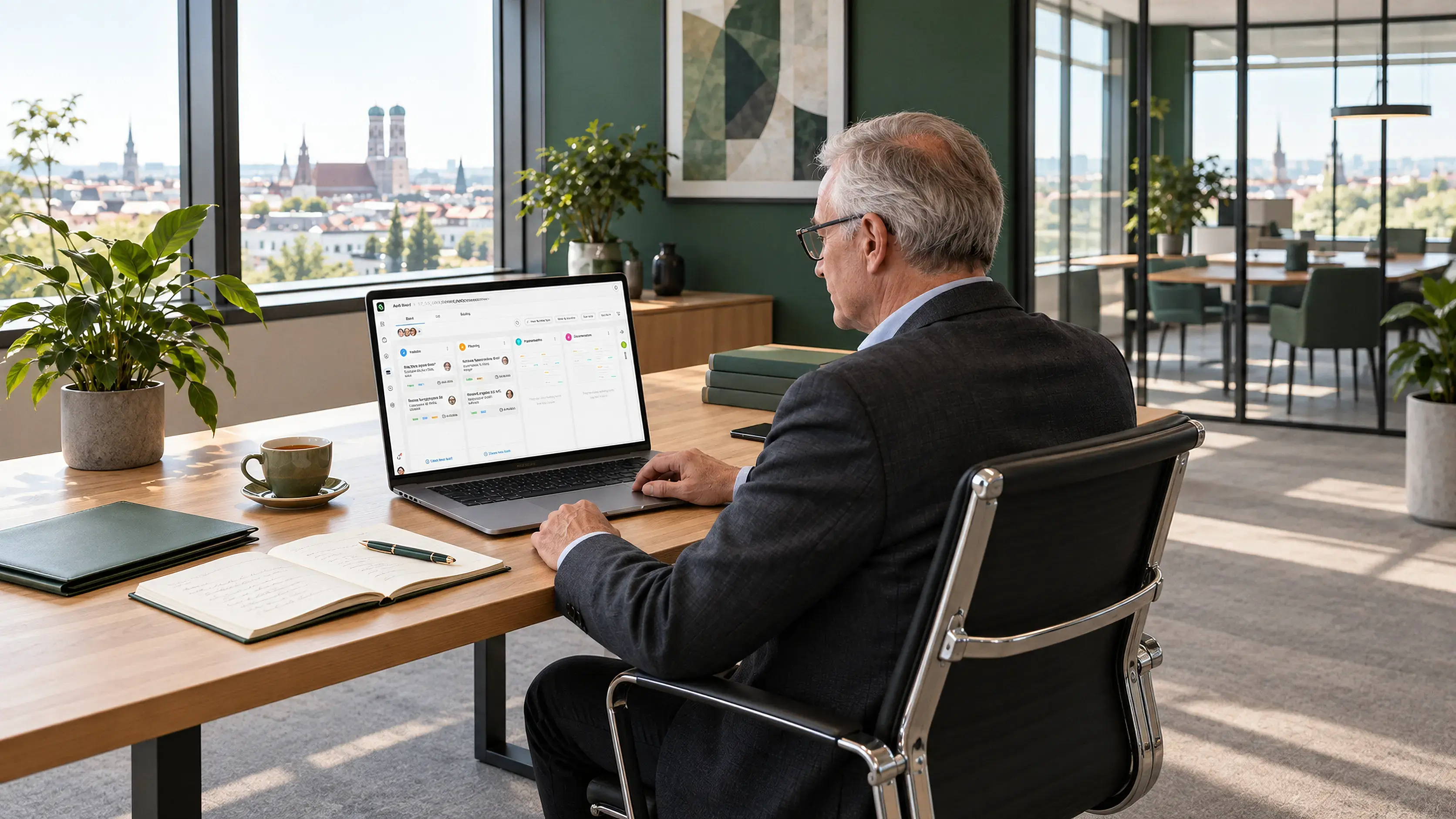 Auditor plant ein Multi-Site-Audit